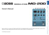 Boss MD-200 Owner's manual