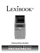 Lexibook PRCP700 User manual