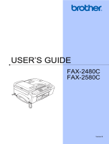 Brother IntelliFax-2580C User manual