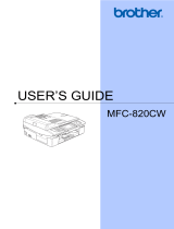 Brother MFC-820CW User manual