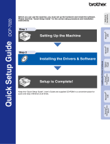 Brother DCP-7020 Quick setup guide