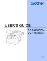 Brother DCP-8085DN User guide