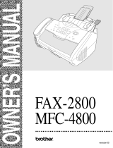 Brother FAX-2800 User guide