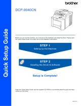 Brother DCP-9040CN Quick setup guide