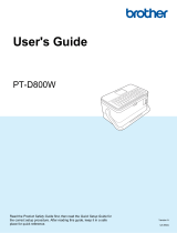 Brother PT-D800W User guide