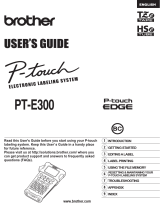 Brother PT-E300 User manual