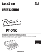 Brother PT-D450 User guide
