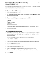 Brother PT-E550W Important information