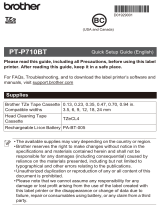 Brother PT-P710BT Quick setup guide