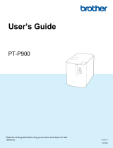 Brother PT-P900 User manual