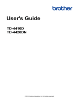 Brother TD-4410D User guide