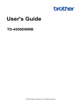 Brother TD-4550DNWB Owner's manual