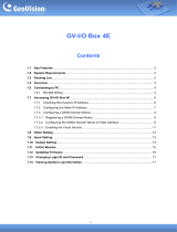Geovision GV-IO Box 4E Installation guide