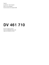 Gaggenau DV 461 710 Installation guide