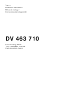 Gaggenau DV 463 710 Installation guide