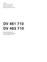 Gaggenau DV 463710 Owner's manual