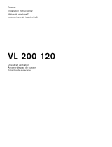 Gaggenau VL 200 120 *only compatible with recirculating blowers* Installation guide