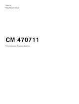 Gaggenau CMP250711 Owner's manual