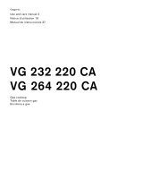 Gaggenau VG 232 220CA Owner's manual