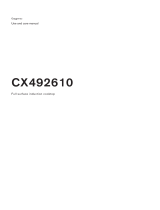 Gaggenau CX 492 610 User guide