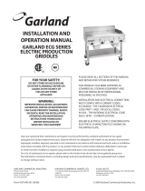 Garland Induction Grill Operating instructions