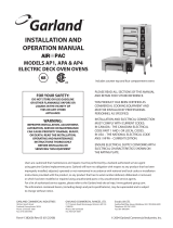Garland US Range Cuisine Series Heavy Duty Open Burner Top Range Operating instructions