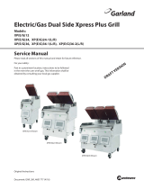 Garland Electric/Gas Dual Side Xpress Plus Grill User manual