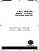Wharfedale Pro CPD3600 User manual
