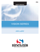 Sinclair ASH-24BIV User manual