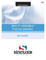 Sinclair MV-H12BIF User manual