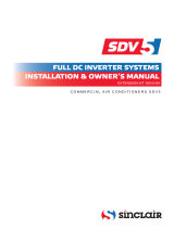 Sinclair SDV5 Series User manual