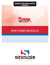 Sinclair SHP-GSM User manual