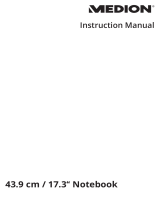 Medion ERAZER P1761x/P1781x Notebook User manual