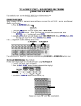 Fostex VF-16 Quick start guide