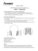 Power Acoustik HP-10S Owner's manual