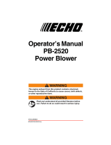 Echo PB-2520 User manual