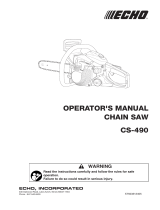 Echo CS-490 User manual
