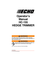 Echo HC-155 User manual