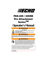 Echo PAS-225SB User manual