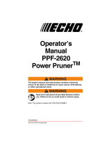 Echo PPF-2620 User manual