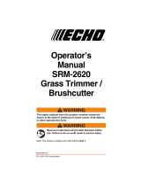 Echo SRM-2620 User manual