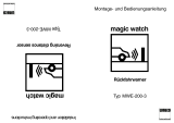 Waeco MagicWatch MWE-200-3 Operating instructions