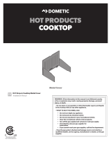 Dometic D21 Drop-in Cooktop Metal Cover Installation guide