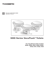 Dometic Vacuum Pedal Flush Toilet Operating instructions
