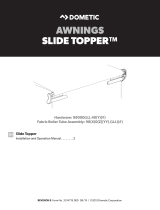 Dometic Slide Topper Operating instructions