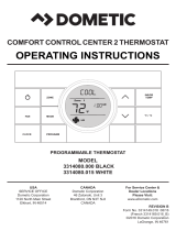 Dometic Comfort Control Center 2 Thermostat 3314080.000 3314080.013/095 Operating instructions