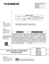 Dometic 3313214.029 630025 650015 Air Conditioner Mech 3311670 ADB Operating instructions