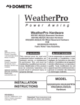 Dometic WeatherPro 8(X)5(XX)(XX.XX)(X)(X)FRTA 855(X)00(X).40(X)(X) Hardware Installation guide