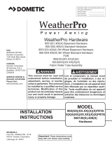 Dometic WeatherPro Hardware Installation guide