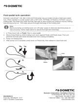 Dometic Foot-Pedal Lock Operating instructions